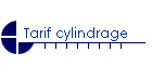 Tarif cylindrage
